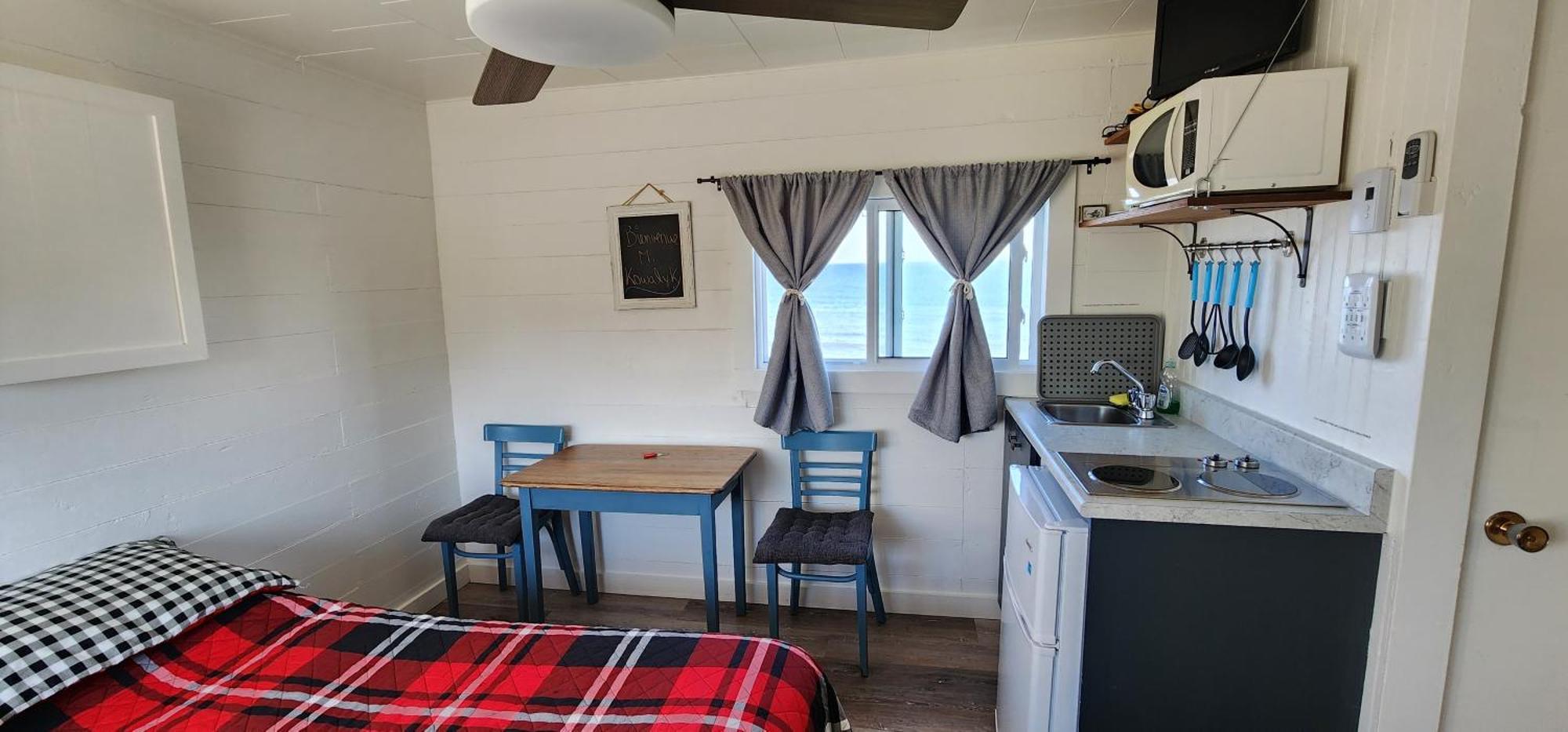 Les Cabines Sur Mer Cap-des-Rosiers ห้อง รูปภาพ
